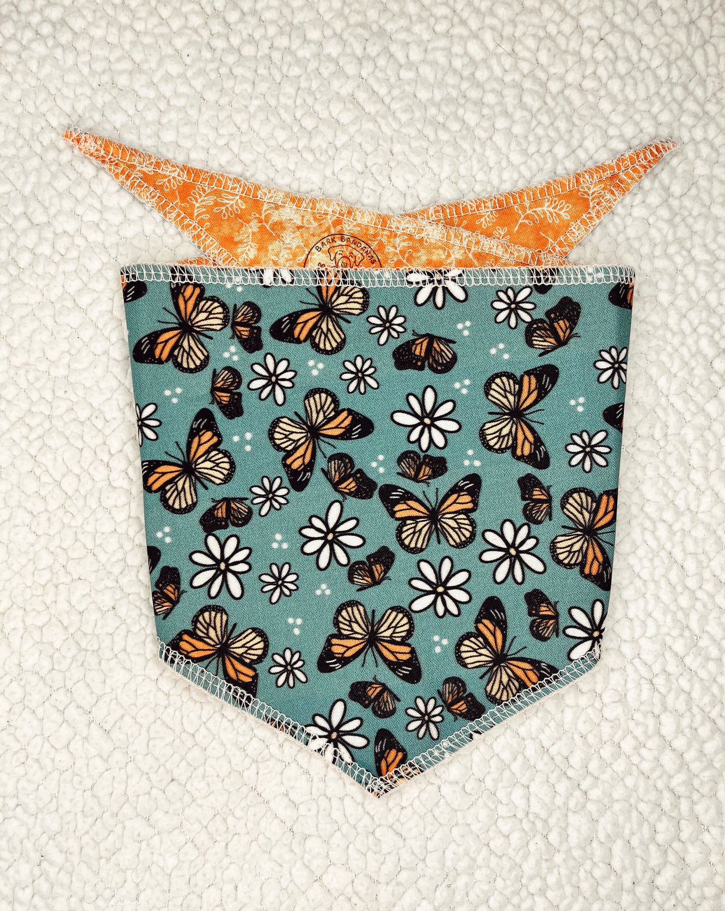 Butterfly Tie Dog Bandana