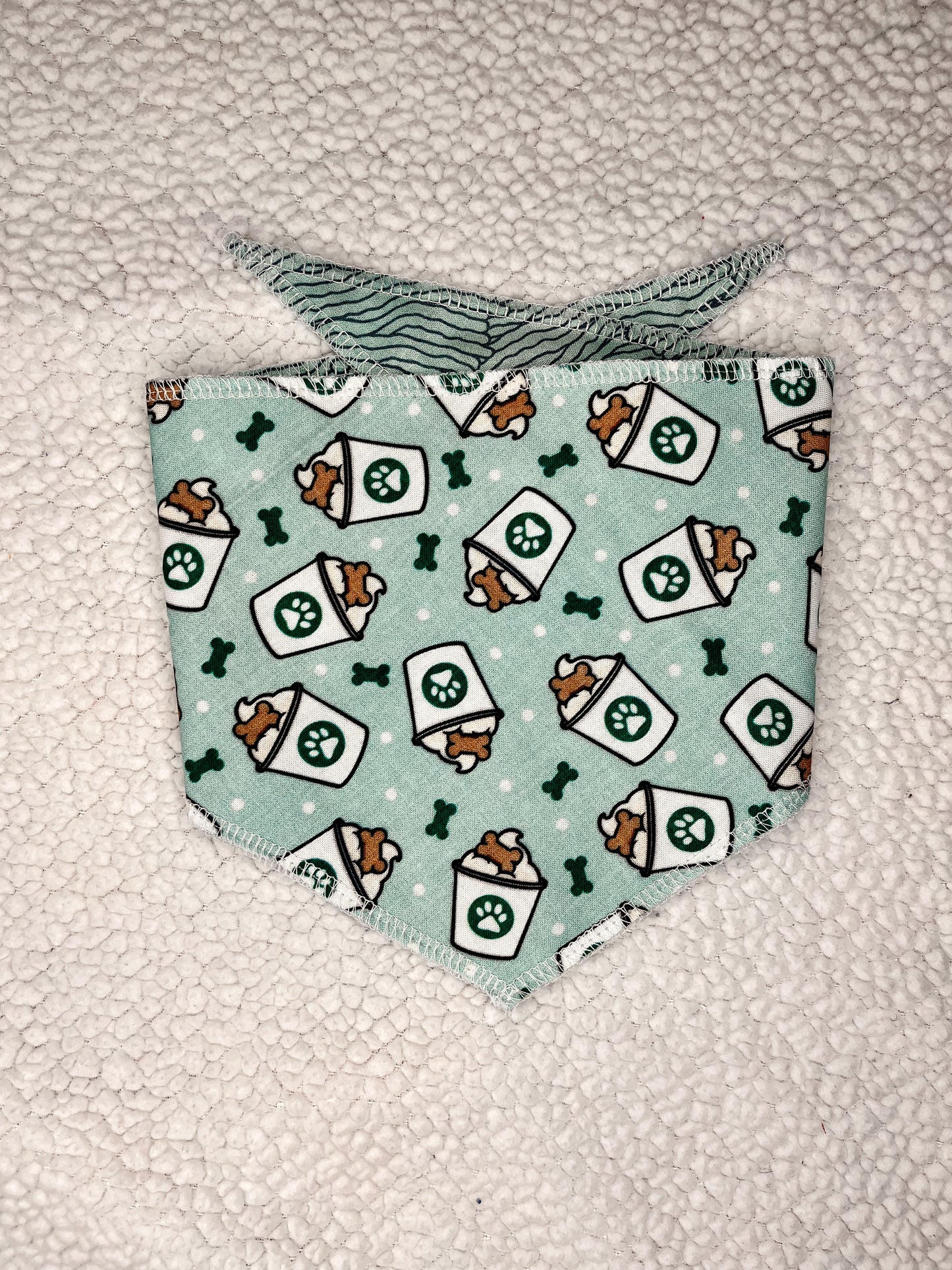 Pup Cup Tie Dog Bandana