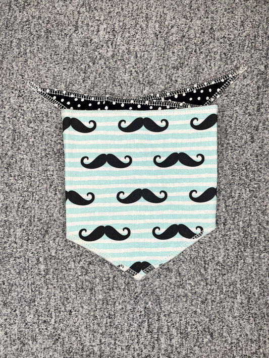 Mustache Tie Dog Bandana