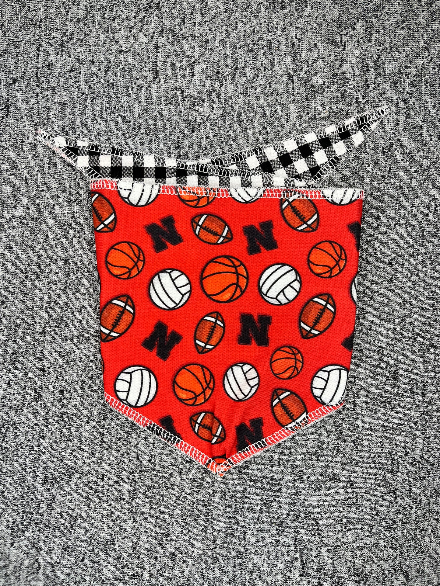 NE Ball Tie Dog Bandana