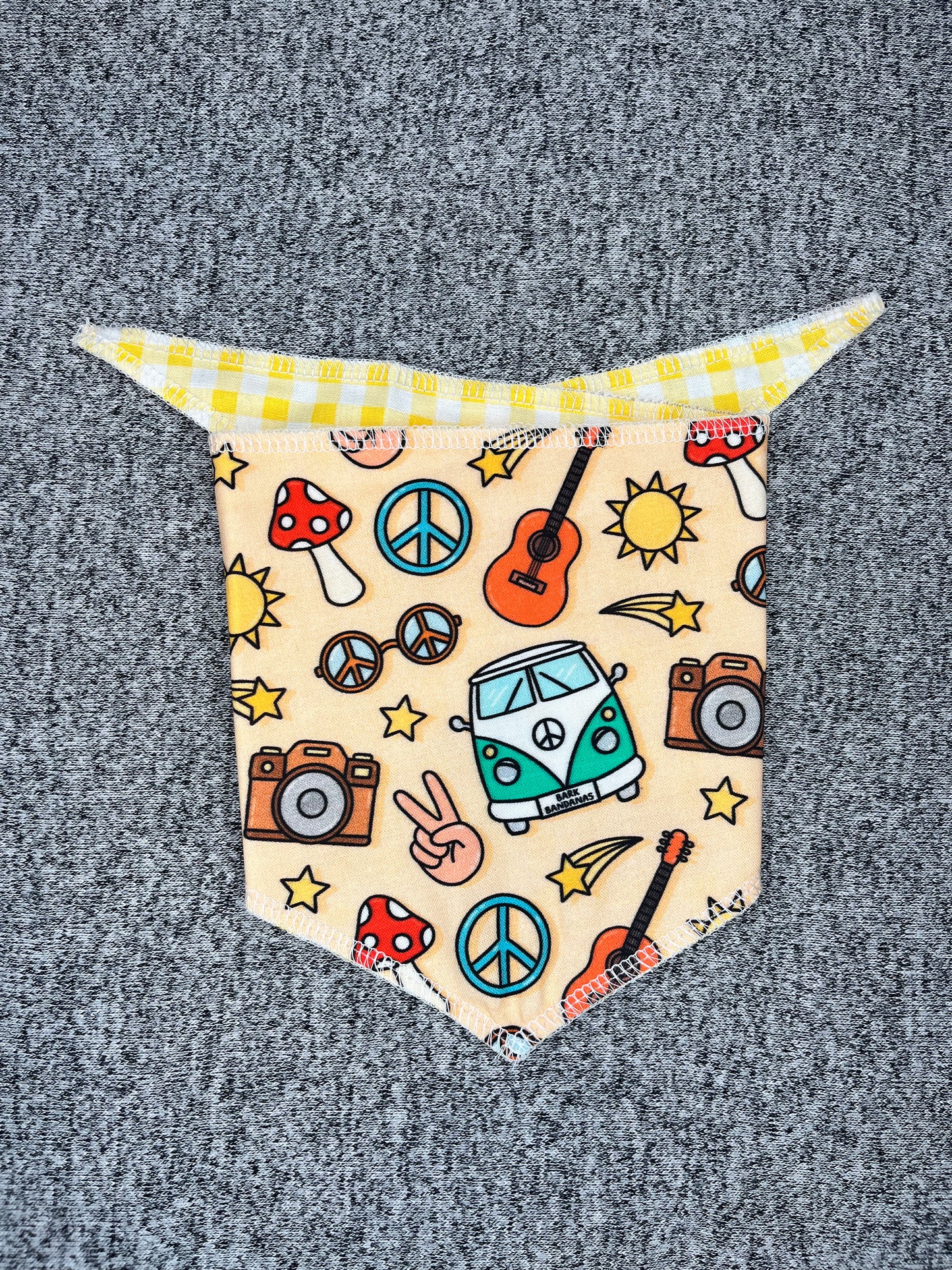 Vintage Vibes Tie Dog Bandana