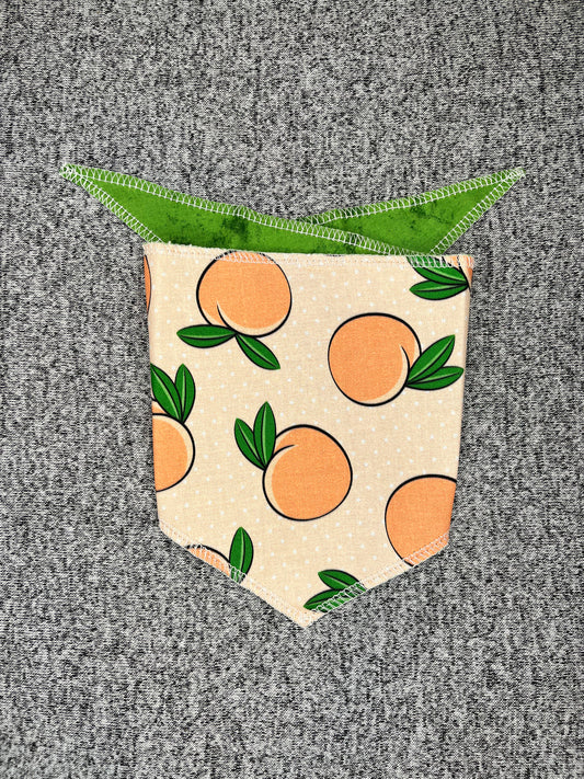 Peaches Tie Dog Bandana