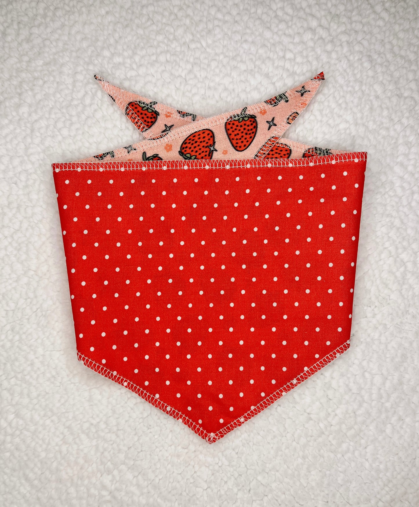 Berry Sweet Tie Dog Bandana