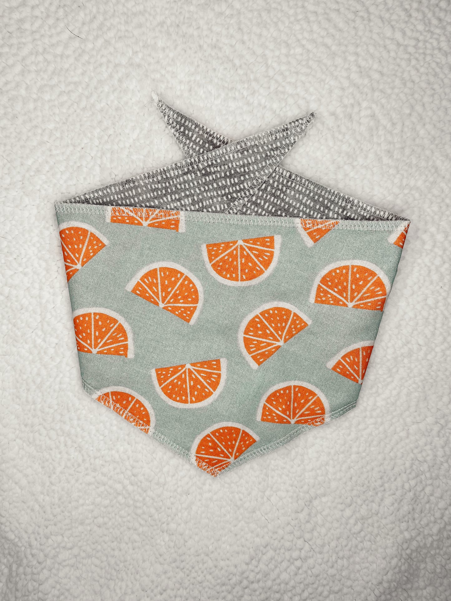 Orange Slice Tie Dog Bandana