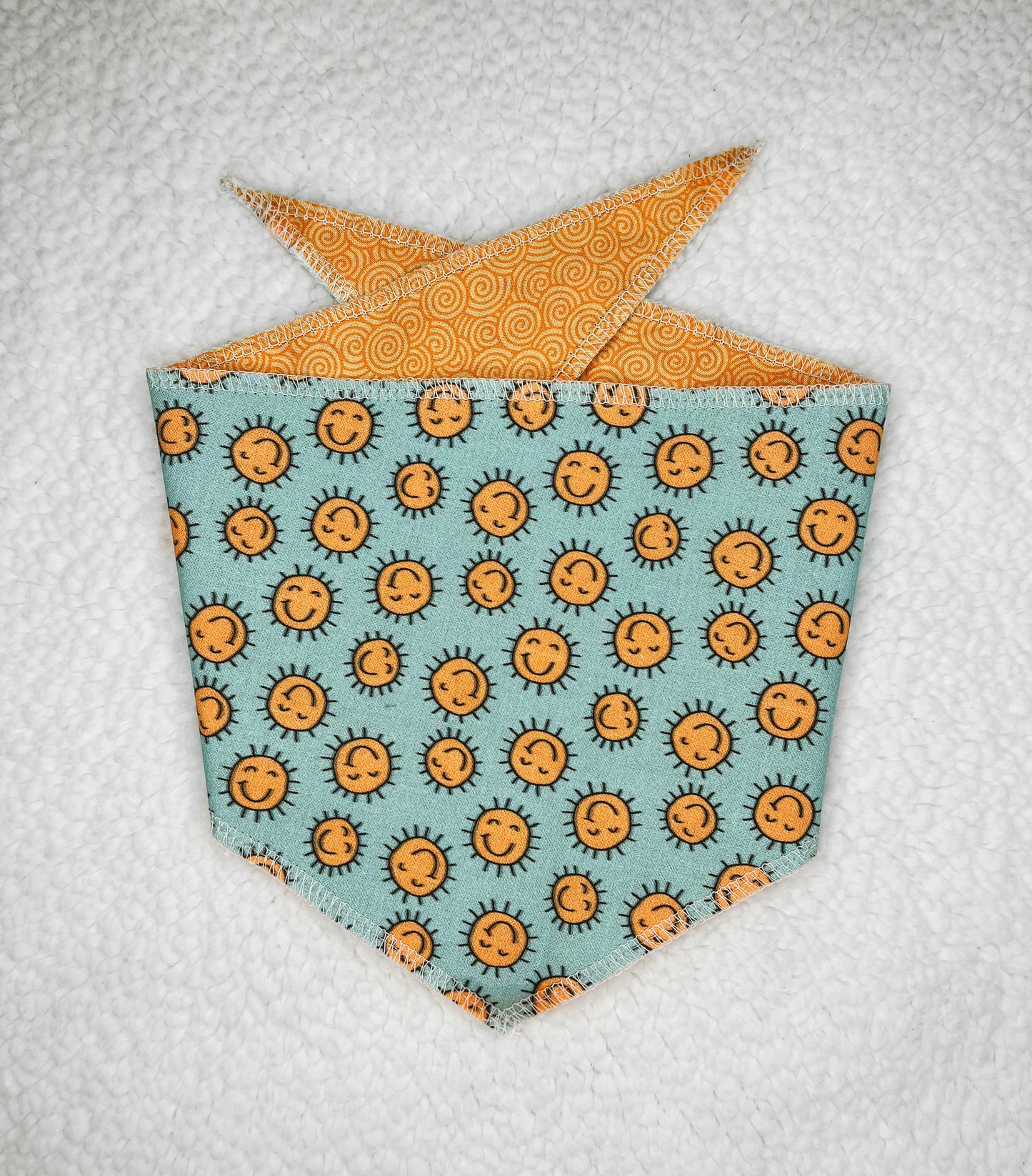 Sunshine & Smiles Tie Dog Bandana